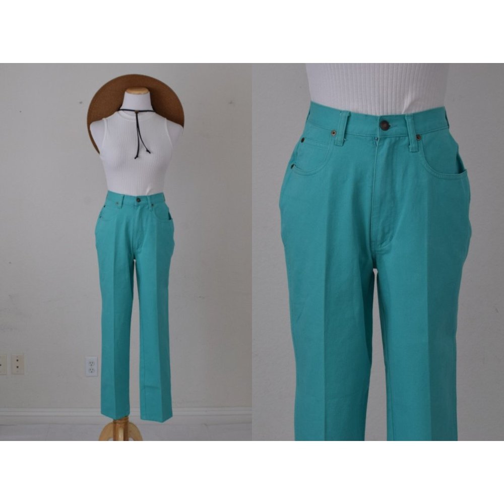 Vintage 90s Cotton NEWPORT NEWS Jeans SIZE 8P| waist 26‎